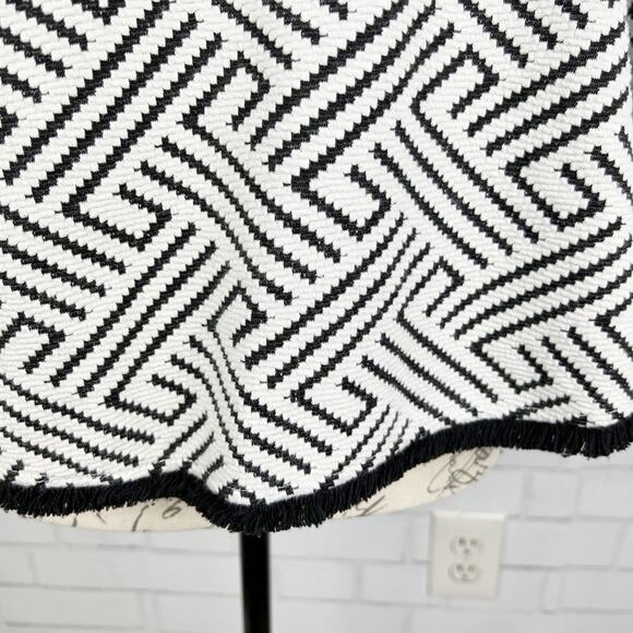 Anthropologie W5 Black & White Long Sleeve Top with Zipper Back Size Small - Picture 4 of 7